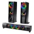 Caixa De Som Gamer Led Rgb Usb P2 Auxiliar Knup Kp-6041 127/220v