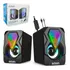 Caixa De Som Gamer Para Pc Notebook Potente 6w Led Rgb P2