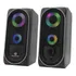 Caixa De Som Multimídia Gamer Black Hawk Rgb Fortrek Cor Preto