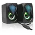 Caixa De Som Multimidia Gamer Led Rgb Pc Computador Notebook