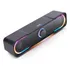 Caixa De Som Para Pc Notebook Tipo Soundbar Rgb Gamer P2 Usb