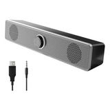 Caixa De Som Pc Notebook Usb Soundbar Alto Falante Potente