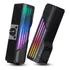 Caixa De Som Soundbar Kp-ro824 Gamer Para Pc Computador Notebook Usb Cor Preto