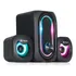 Caixa De Som Subwoofer Gamer Bluetooth 11w Estéreo Led Rgb Cor Preto 5vdc
