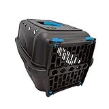 Caixa De Transporte Para Cachorros E Gatos N.1 Black Azul, Transporte Pet Falcon