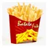 Caixa Embalagem Para Batata Frita Porção P  500 Unidades  Cor Vermelha