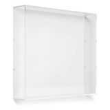 Caixa Expositor De Acrílico   Caixa Proteção 15x15x4cm Cor Cristal Transparente