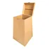 Caixa Mdf Cru Urna Cofre Grande Com Fecho P Cadeado 46x27x27