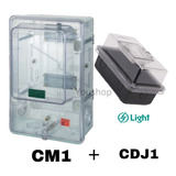 Caixa Medidor Padrão Light Monofásico Cm1 + Cdj1 Disjuntor