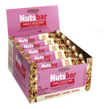 Caixa Nuts Bar Castanhas Morango E Choc Branco 12 Barras 25g