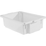 Caixa Plástica Hortifruti Organizadora 67x20x44 36l - Pisani Cor Branco