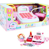 Caixa Registradora Infantil Brinquedo C Luz Som E Acessório