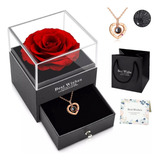 Caixa Rosa Eterna Colar