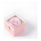 Caixa Rosa Preservada Flor