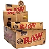 Caixa Seda Raw Classic King Size Slim Original Importado