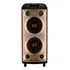 Caixa Som Pesado Amplificada Portátil Polyvox Xt990t Bluetooth Led 2000w Cor Preto