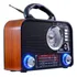 Caixa Som Rádio Retrô Led Bluetooth Am Fm Sw Usb Premium P2