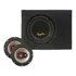 Caixa Sub Slim 8' 200wrms + Alto Falante 6' Bravox