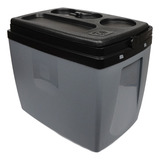 Caixa Térmica 19l 26 Latinhas Preto E Cinza   Bel Fix