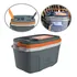 Caixa Térmica Suv Cooler Com Alça Cinza 20l Termolar Cor Cinza - Laranja