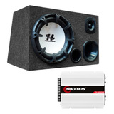Caixa Trio De 12 Pol Subwoofer 550w Rms Com Modulo Ts800 Top
