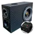 Caixa Trio Slim Automotiva Sub 8'' Amplificada Modulo 400w