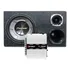Caixa Trio Som Automotivo Dutada Sub Pancadão Carro Pioneer 350w Rms 12 Pol + Driver + Tweeter + Amplific Taramps Tl1500