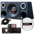 Caixa Trio Som Completa Bomber 12 + Radio Bluetooth + Modulo