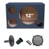 Caixa Trio Som Sub 12''+ Driver+ Tuite+ Bocal+ Tela Proteção