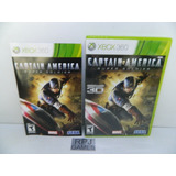 Caixa Vazia E Manual Captain America Xbox 360 - S/ Jogo
