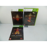Caixa Vazia E Manual Diablo 3 Xbox 360 - S/ Jogo - Loja Rj