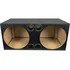 Caixa Vazia Para 2 Subwoofers 15 Pol Duto Redondo