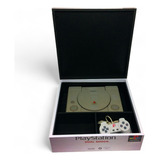 Caixa Vazia Playstation 1 Fat Com Divisória De Madeira Mdf
