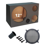 Caixa Vazia Trio 12'' Para 1 De 12 Driver+ Tweeter Tela Prot