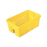 Caixinha De Luz Tramontina PVC Amarelo 4x2 25 Unidades