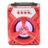Caixinha De Som Caixa Speaker Bluetooth Portátil Altomex Mp3 Pen Drive Rádio Fm Bateria Recarregável Muito Potênte Vermelho