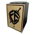 Cajon Jaguar Peixes Acústico Inclinado Profissional Cor Pb 018 Escudo Da Fé