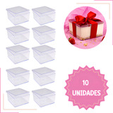 Cake Box Acrilico Transparente