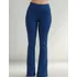 Calça Bandagem Flare Feminina Boca De Sino Cintura Alta
