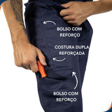 Calca Brim Pesado Profissional