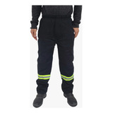Calça Brim Pesado Refletiva Conforto Segurança Profissional