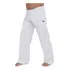 Calça Capoeira Abada Branco Brasilwear Unisex Helanca Adulto