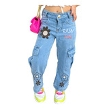 Calca Cargo Jeans Skatista