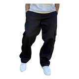 Calca Cargo Masculina Larga
