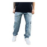 Calca Cargo Masculina Larga