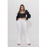 Calca Casual Flare Feminina