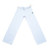 Calça De Capoeira Branca Adulto Abada Helanca Poliamida Top