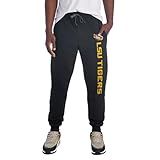 Calça De Moletom Unissex Oficialmente Licenciada Para Homens E Mulheres Com Bolsos  Logotipo Do Time Universitário  Coleção Preta  LSU  G