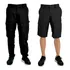 Calça De Pesca Mar Negro Vira Bermuda 6 Bolsos Prot  Uv 50 