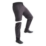 Calça De Pesca Prot  S  Uv C ziper Joelho Preto   Mar Negro